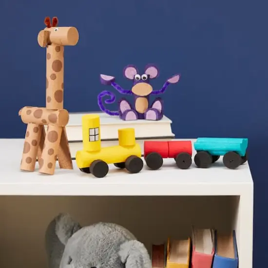 FloraCraft&reg; CraftFōM&reg; 1" x 2" White Foam Rods, 24ct. {7}