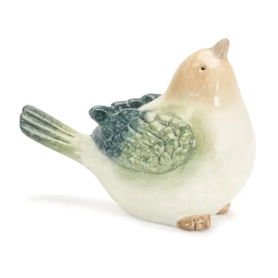 Terra Cotta Bird Figurines Set {3}