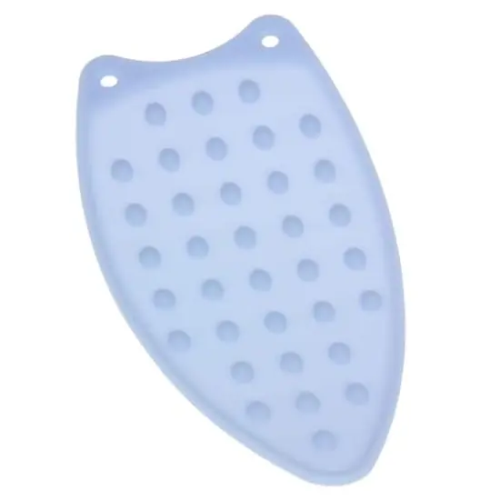 Household Essentials Blue Silicone Iron Rest Pad {1}