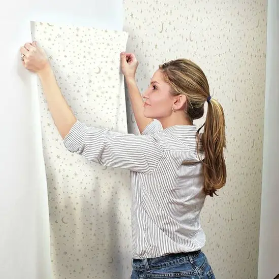 RoomMates Gold Twinkle Little Star Peel & Stick Wallpaper {10}