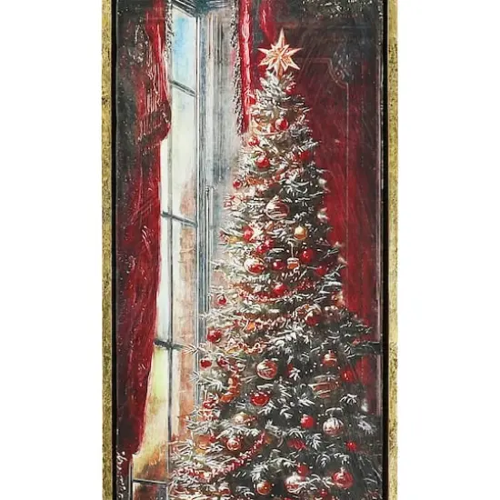 10.5" x 33" Cranberry Christmas Tree Wall D&eacute;cor by Ashland&reg; {3}