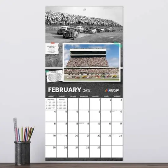 TF Publishing 2024 NASCAR Heritage Wall Calendar {5}