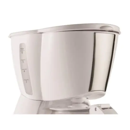 Brentwood 4-Cup White Coffee Maker {4}