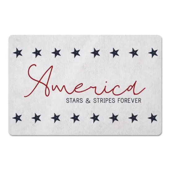America Stars & Stripes Forever Floor Mat {1}