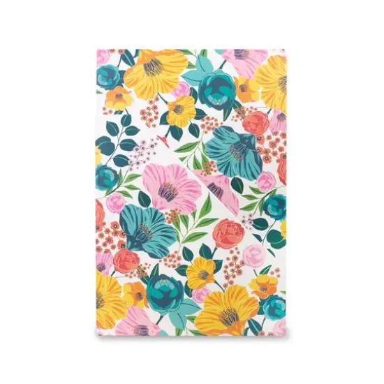 Steel Mill & Co.&reg; Garden Blooms Cream Magazine Holder Set {5}