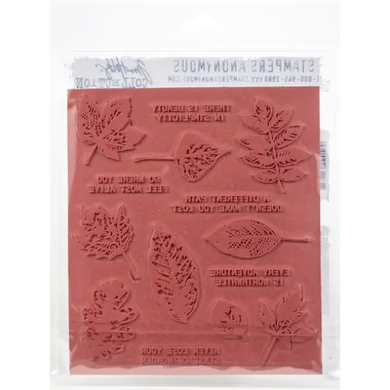 Stampers Anonymous Tim Holtz&reg; Nature's Wonder Cling Stamps {4}