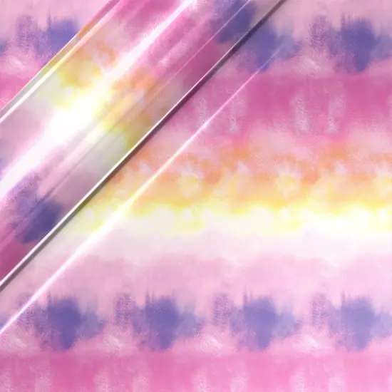 Siser&reg; EasyPatterns&reg; Plus Watercolor Rainbow Heat Transfer Vinyl Pink {1}