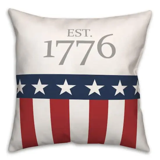 Est 1776 Throw Pillow {1}