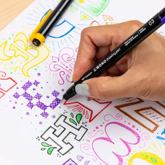 Tombow MONO 8 Color Drawing Pen Set {7}