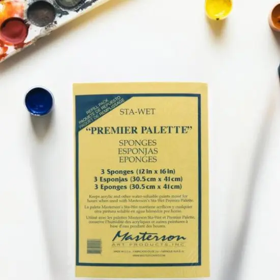 Masterson Sta-Wet&reg; Premier Palette Sponge Refills, 3ct. {1}
