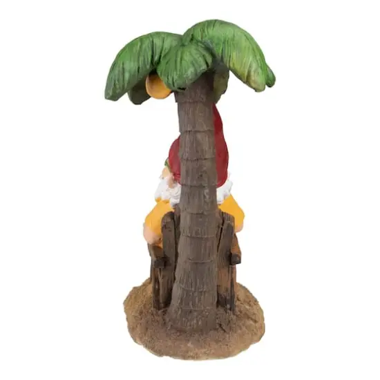 12.25" Tropical Gnome Outdoor Garden Statue {6}