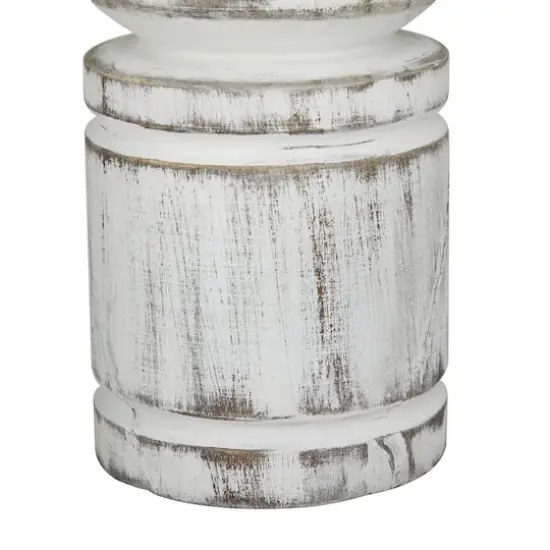 White Coastal Candle Holder Set {5}