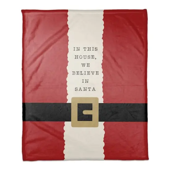 This House Believes 50x60 Coral Fleece Blanket {1}