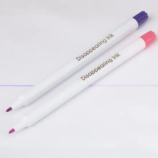 Dritz&reg; Pink and Purple Disappearing Ink Marking Pens, 2ct. {4}