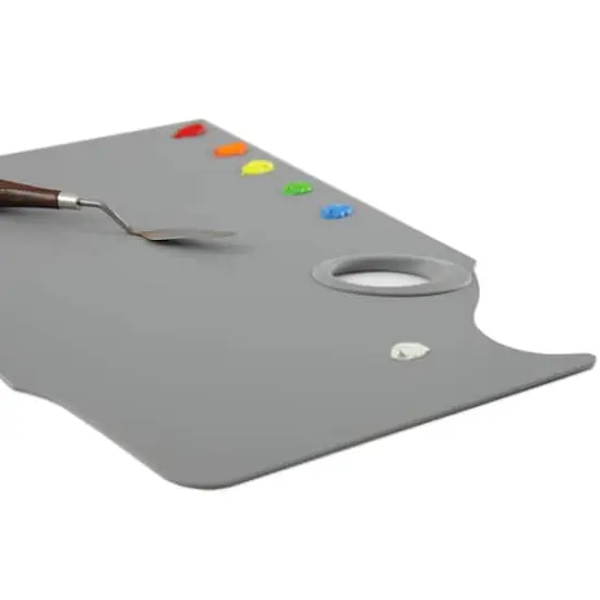New Wave&reg; Easy View&reg; Gray Hand Held Acrylic Palette, 11" x 16" {7}