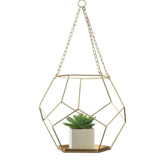 9" Hanging Geometric Plant Holder {5}