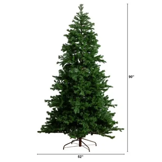 7.5ft. Pre-Lit California Spruce Artificial Christmas Tree, Color-Changing LED Lights {6}