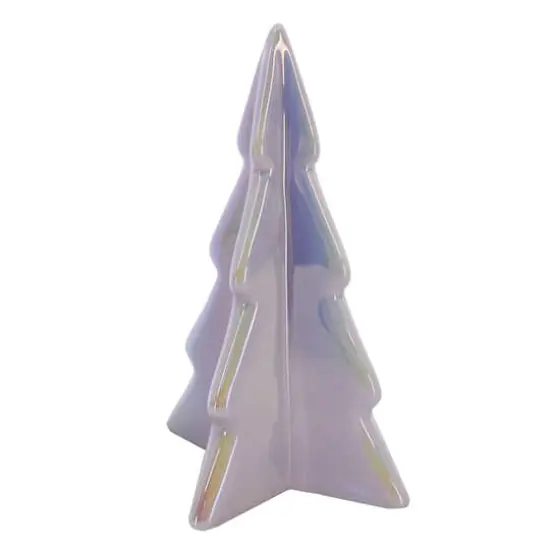 7.25" Iridescent Ceramic Tree Tabletop D&eacute;cor by Ashland&reg; Lavender {4}