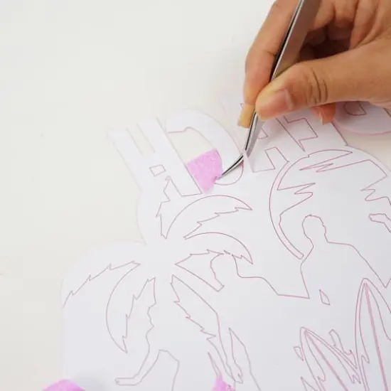 Glittery Heat Transfer Vinyl by Make Market&reg; Bright Pink {5}