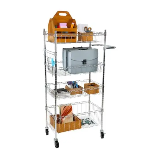 Organize It All 4 Tier Utility Cart {4}
