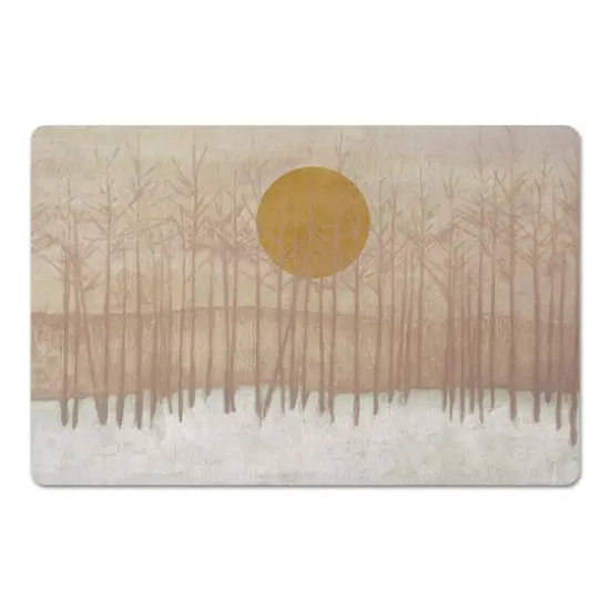 Golden Landscape Floor Mat {1}