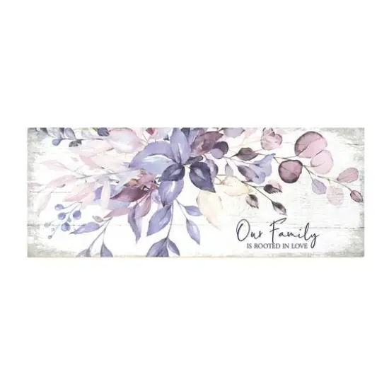 Our Family Is Rooted Wood Plaque {1}