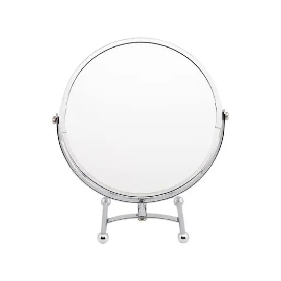 Home Details 7" Chrome 5X Magnification Dual Sided Vanity Mirror {8}