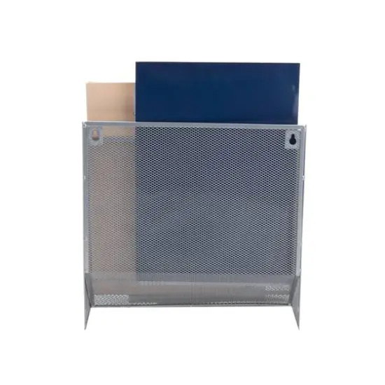 Mind Reader 3-Tier Vertical Mesh Wall File Holder Silver {11}