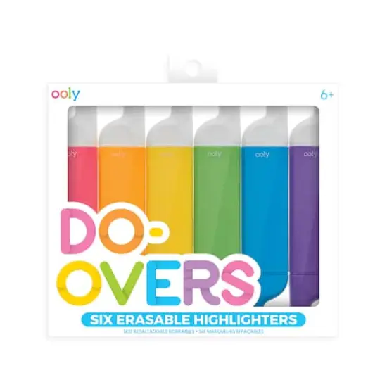 OOLY Do-Overs Erasable Highlighters Set {1}