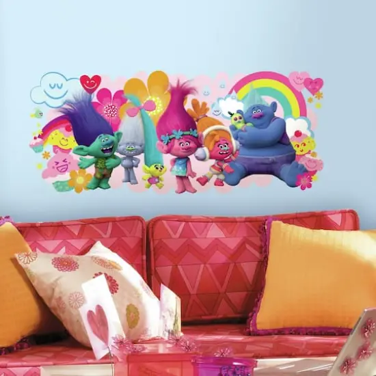 RoomMates Trolls Movie Giant Peel & Stick Wall Decal {4}