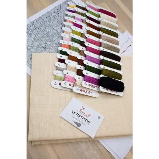 Luca-s Red And White Peonies Counted Cross Stitch Kit {6}