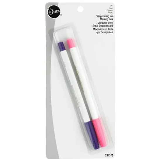 Dritz&reg; Pink and Purple Marking and Disappearing Ink Pen Set {1}