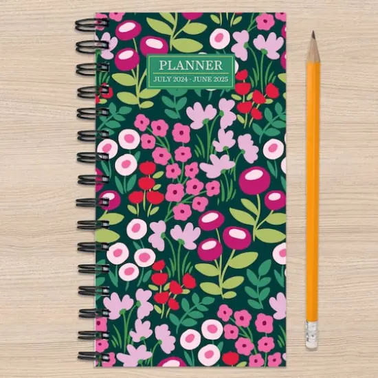 TF Publishing 2025 Floral Burst Small Weekly Monthly Spiral Planner {5}