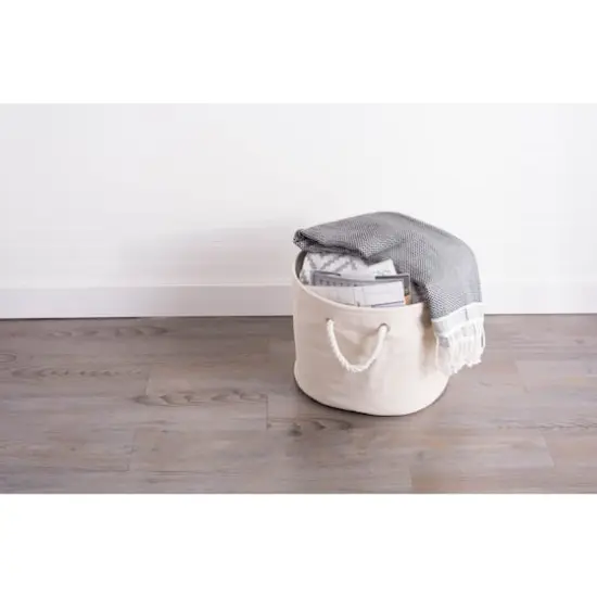 DII&reg; Medium Variegated Rectangular Bin Cream {6}