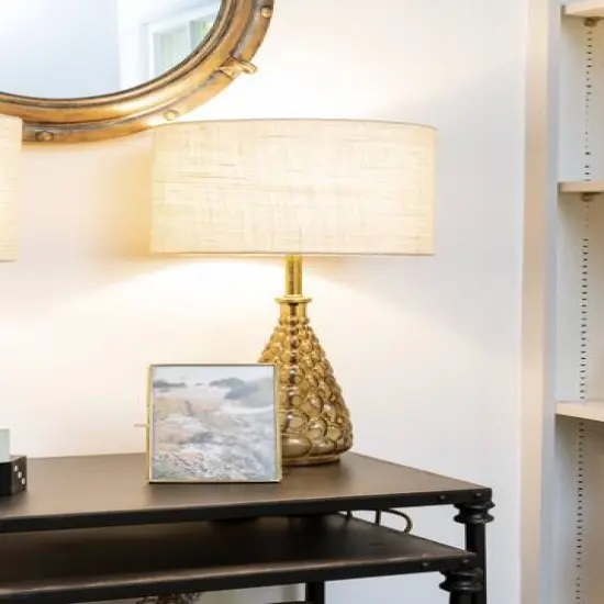 Hello Honey&reg; Gold Brass & Glass 5" x 7" Photo Frame {4}