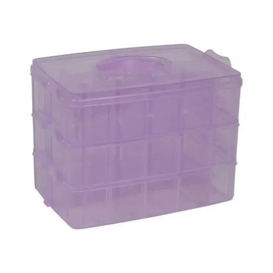 Everything Mary Purple Stackable Storage Container {3}