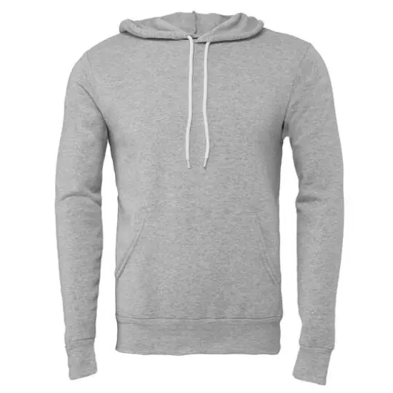 BELLA+CANVAS&reg; Adult Unisex Heather Fleece Pullover Hoodie Athletic Heather {1}