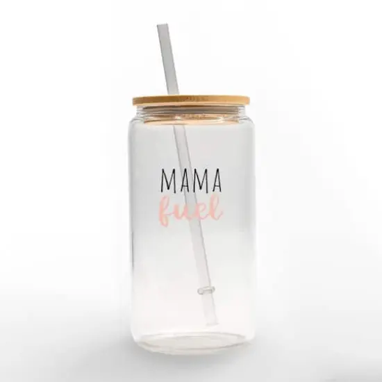 16oz. Mama Fuel Glass Can Cup {1}