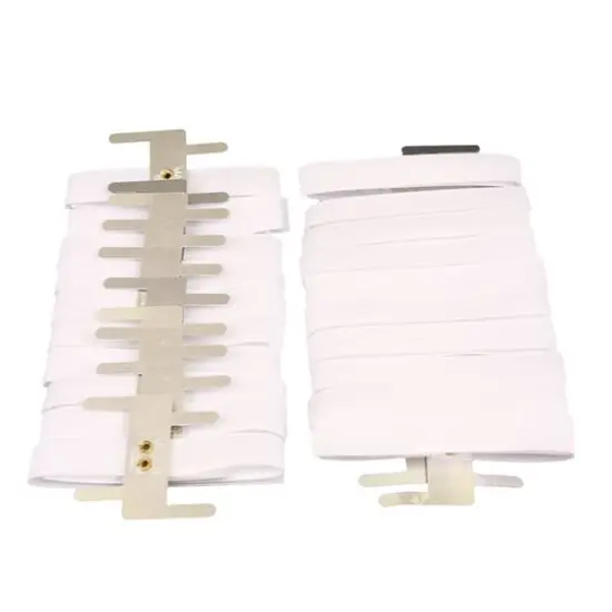 JAM Paper White Velcro Wristlets with Clip, 20ct. {1}