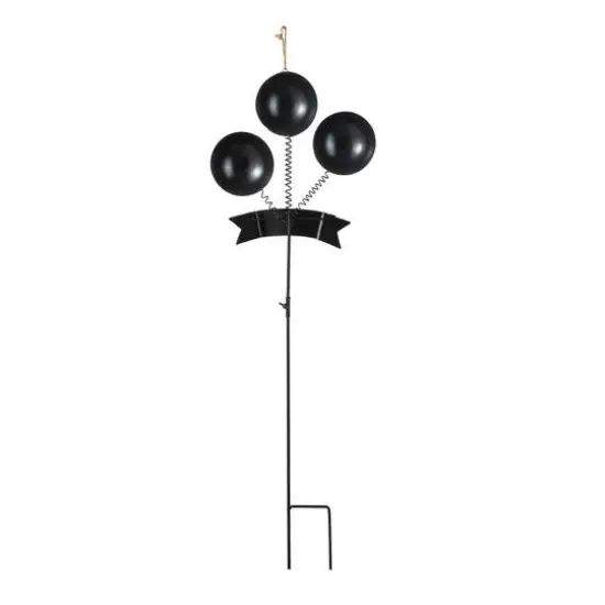 Glitzhome&reg; 35.25" Halloween Metal "WELCOME" Spring Eyeballs Yard Stake {7}