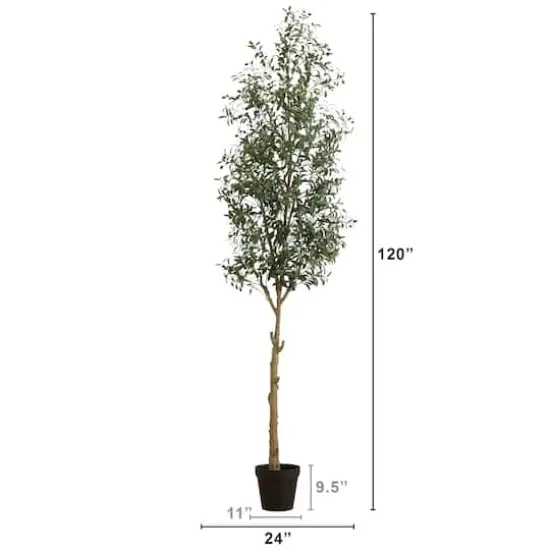 10ft. Potted Artificial Olive Tree {5}