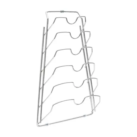 Organize It All Chrome Hanging Lid Organizer Rack {1}