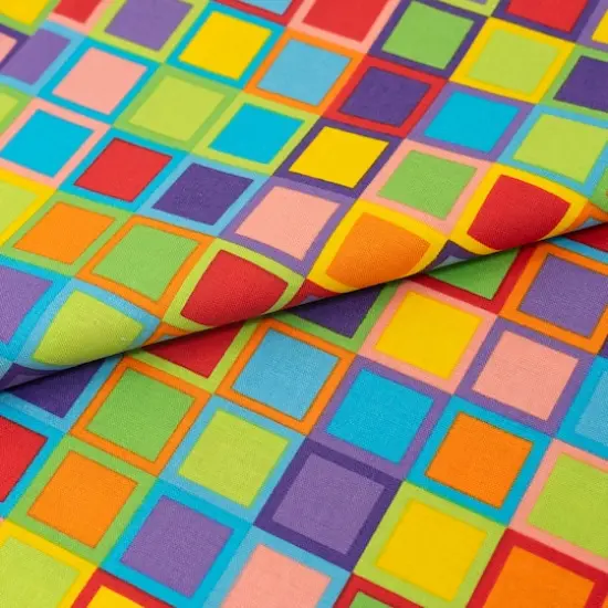 SINGER Rainbow Blocks Cotton Fabric {3}