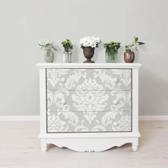 NuWallpaper Ariel Gray Peel & Stick Wallpaper {4}