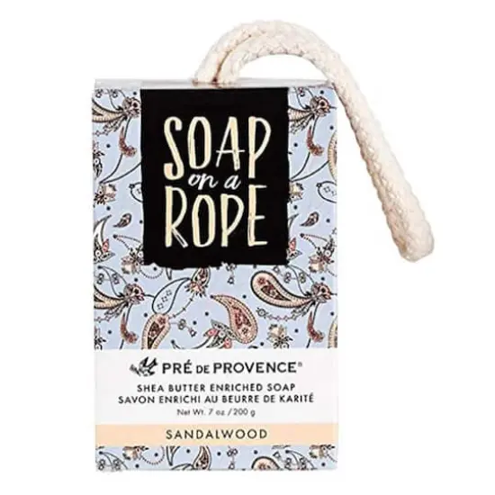 European Soaps Soap on a Rope, 200g Sandalwood {1}