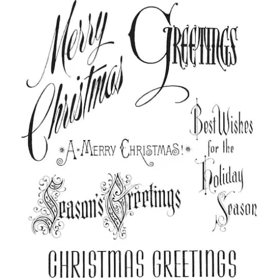 Stampers Anonymous Tim Holtz&reg; Christmastime Stamps {3}