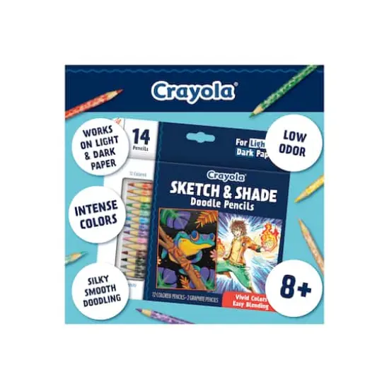 Crayola&reg; Sketch & Shade Doodle Pencils, 14ct. {7}