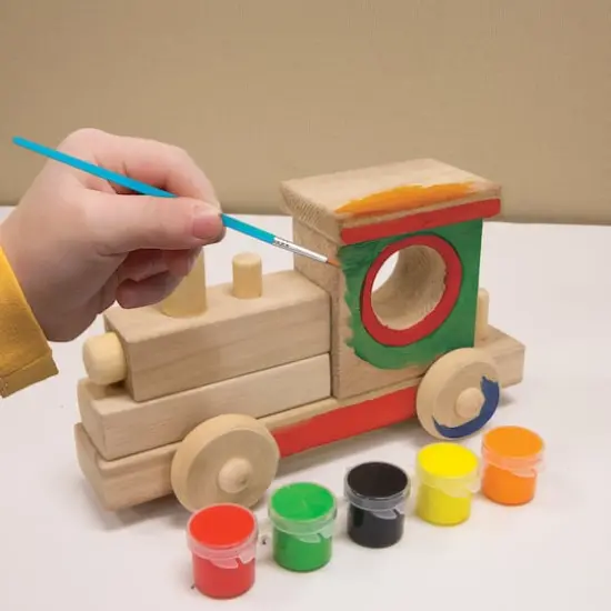 Made by Me&reg; Paint Your Own Wooden Train {10}