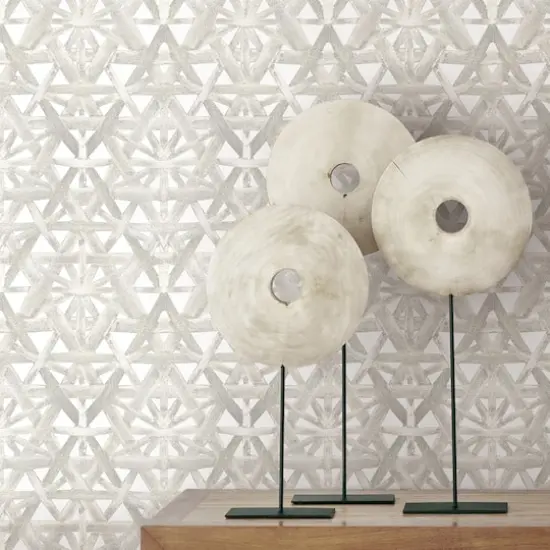 Tommy Bahama&reg; Rattan Lattice Peel & Stick Wallpaper Coconut {5}