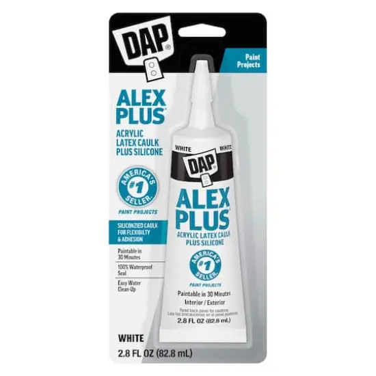 DAP&reg; Alex Plus 2.75oz. Acrylic Latex Caulk Plus Silicone {1}
